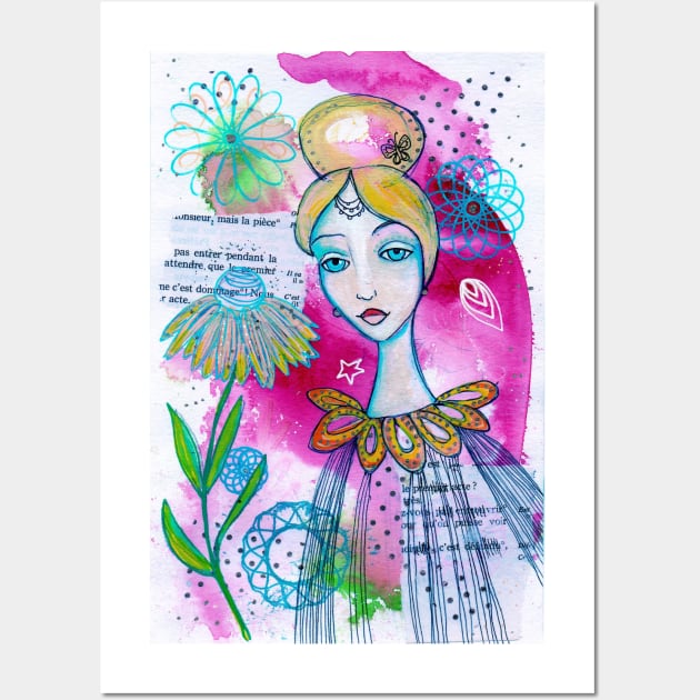 Garden Girl Wall Art by gaea